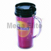 Product Size:  8 x 17.7cm
Product Packing: 1pc/OPP bag, 24pcs/1.58'
Product Desc: Plastic Promotional Mug