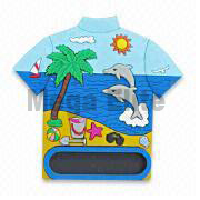 Product Size: 8 x 7cm
Product Packing: 1 pc/opp, 6dz/60dz/1.27'
Product Desc: Shirt-shaped PVC Magnet