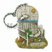 Product Size: 5x6cm
Product Packing: 2PC/12DZ/0.5'
Product Desc: Pewter Keychain