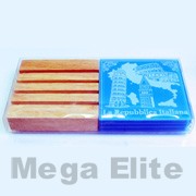 Product Size: 18.2*9.3
Product Packing: 4PCS/0.39'
Product Desc: 3色印刷玻璃杯垫