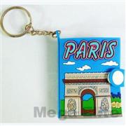 Product Size: 12.7*6.5
Product Packing: 
Product Desc: PVC note book keychain
