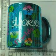 Product Size: 8.2*8.2*9.6
Product Packing: 1PCS/WHITE BOX/6PCS/36PCS/1.72'
Product Desc: 10 OZ ELECTROPLATED CERAMIC MUG