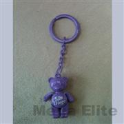 Product Size: 
Product Packing: 1PC/OPP BAG/12PCS/BIGGER BAG/180PCS/INNER BOX/360PCS/CTN/0.5'
Product Desc: ZINC ALLOY KEYCHAIN WITH BEAR SHAPED IN PURPLE COLOR